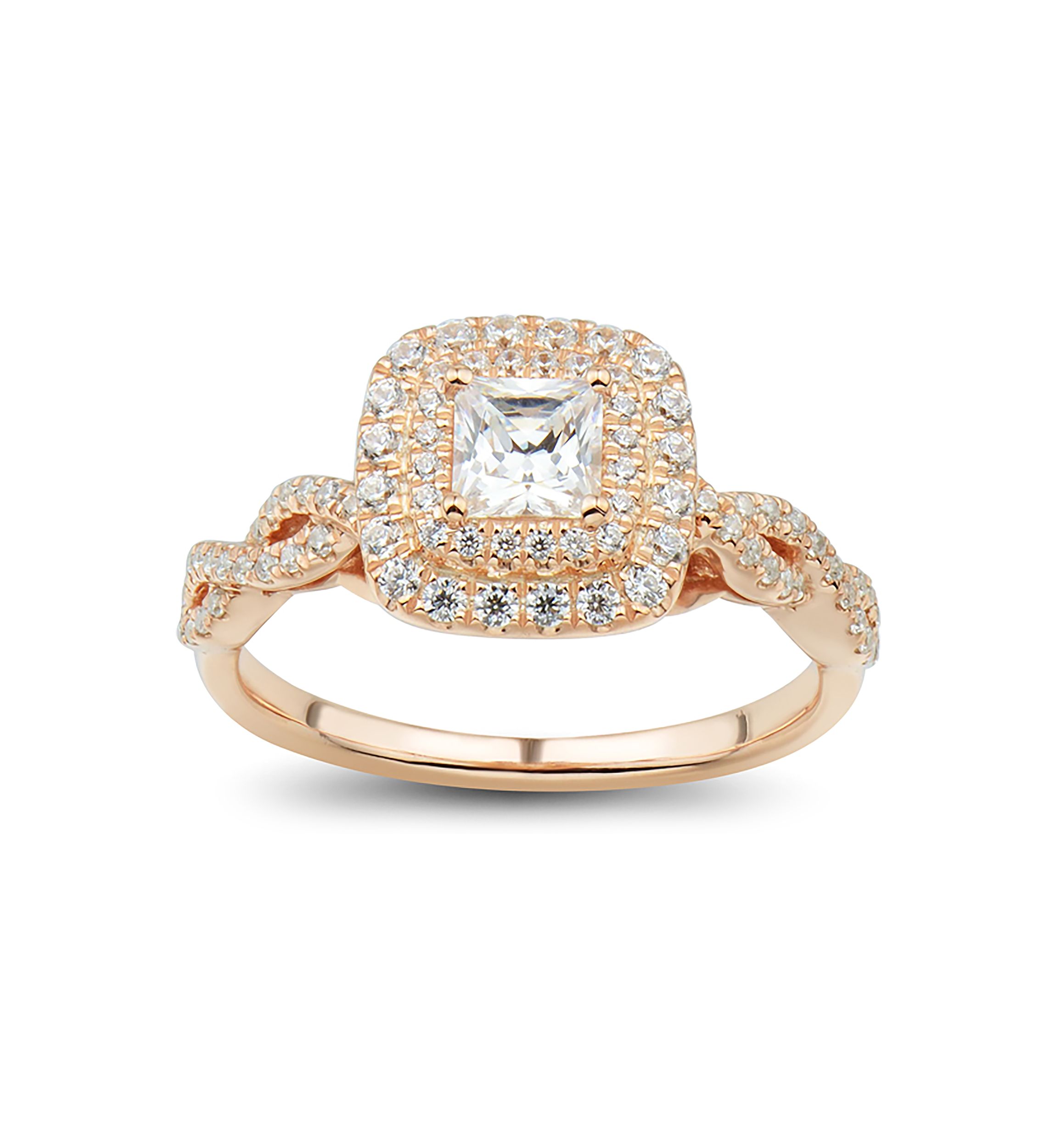 1 ct. t.w. Diamond Engagement Ring in 14K Rose Gold 