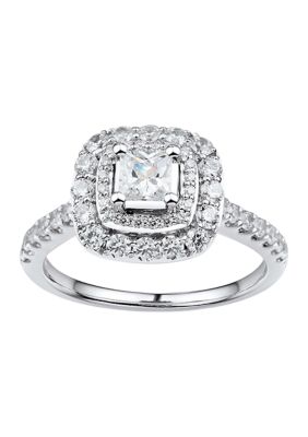 Belk & Co 1 Ct. T.w. Diamond Engagement Ring In 14K White Gold