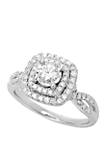 3/4 ct. t.w. Diamond Engagement Ring in 10K White Gold