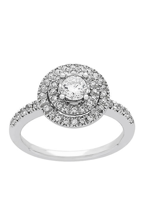 My Forever 1/2 ct. t.w. Diamond Engagement Ring in 10k White Gold 