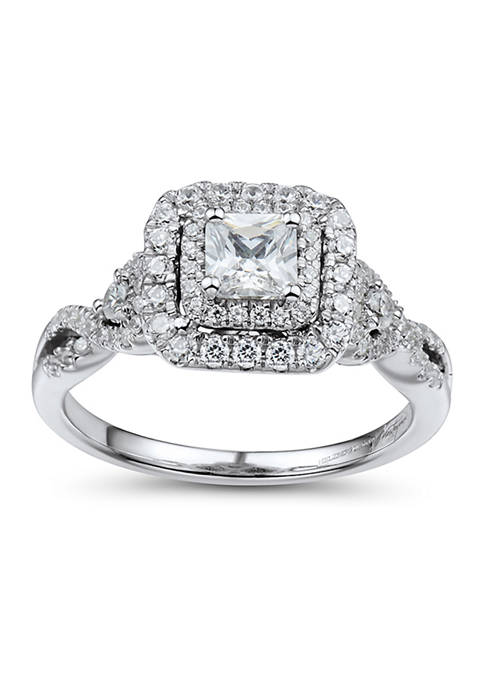 1 ct. t.w. Diamond Engagement Ring in 14K White Gold 