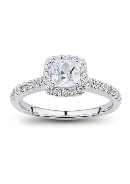 18ct Gold Filled Engagement Wedding Ring  Bridal Set Clear Red Gemstone  217