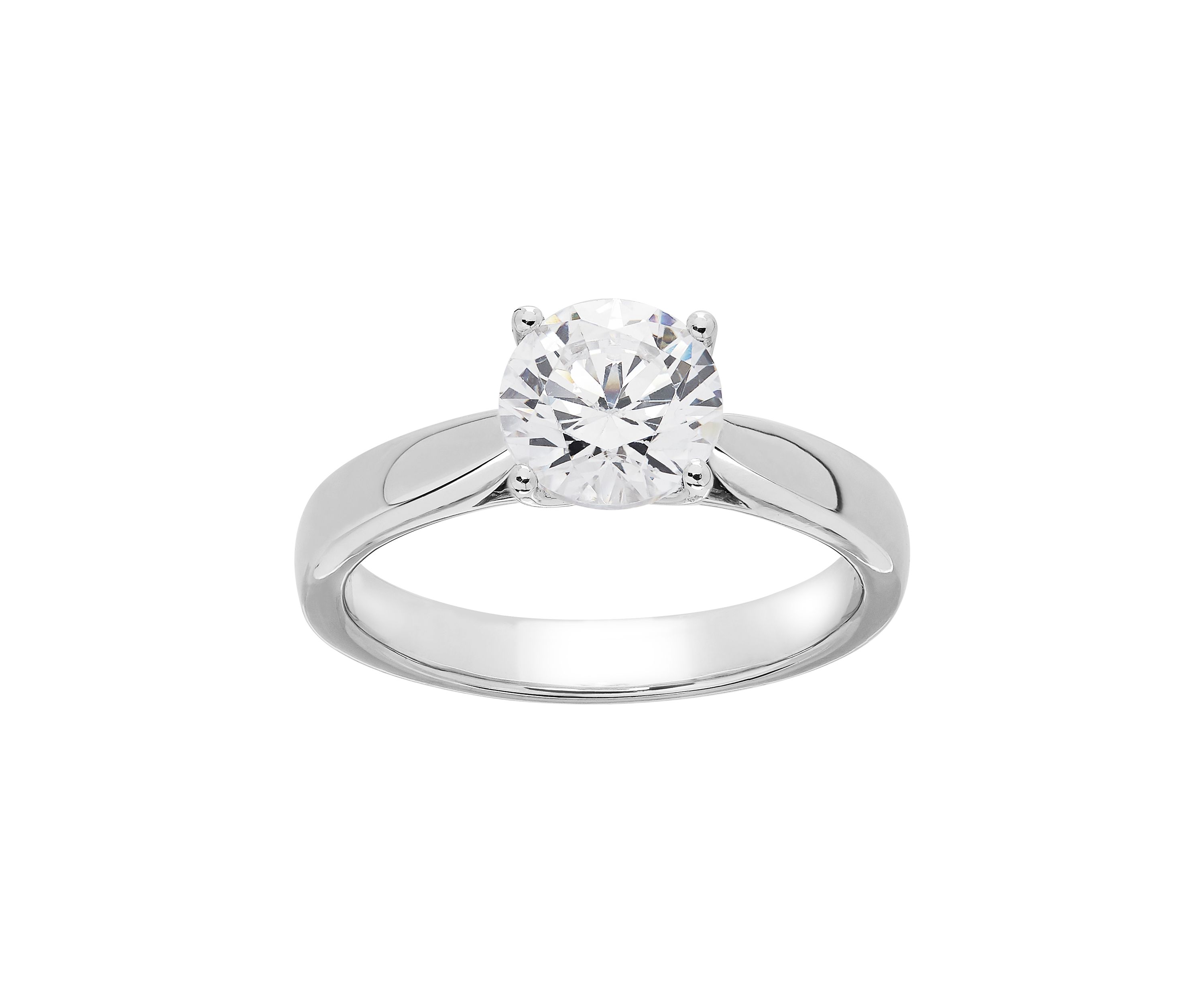 Grown With Love 1 1/2 ct. t.w. Lab Grown Diamond Solitaire Ring in 14K White Gold