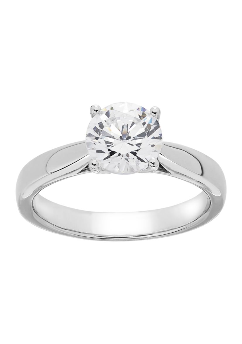 Grown With Love 1 1/2 ct. t.w. Lab Grown Diamond Solitaire Ring in 14K White Gold
