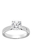 Grown With Love 1 1/2 ct. t.w. Lab Grown Diamond Solitaire Ring in 14K White Gold