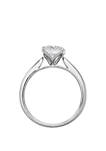 Grown With Love 1 1/2 ct. t.w. Lab Grown Diamond Solitaire Ring in 14K White Gold
