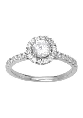Belk & Co Grown With Love 1 Ct. T.w. Lab Grown Diamond Engagement Ring In 14K White Gold, 7 -  0032964126335