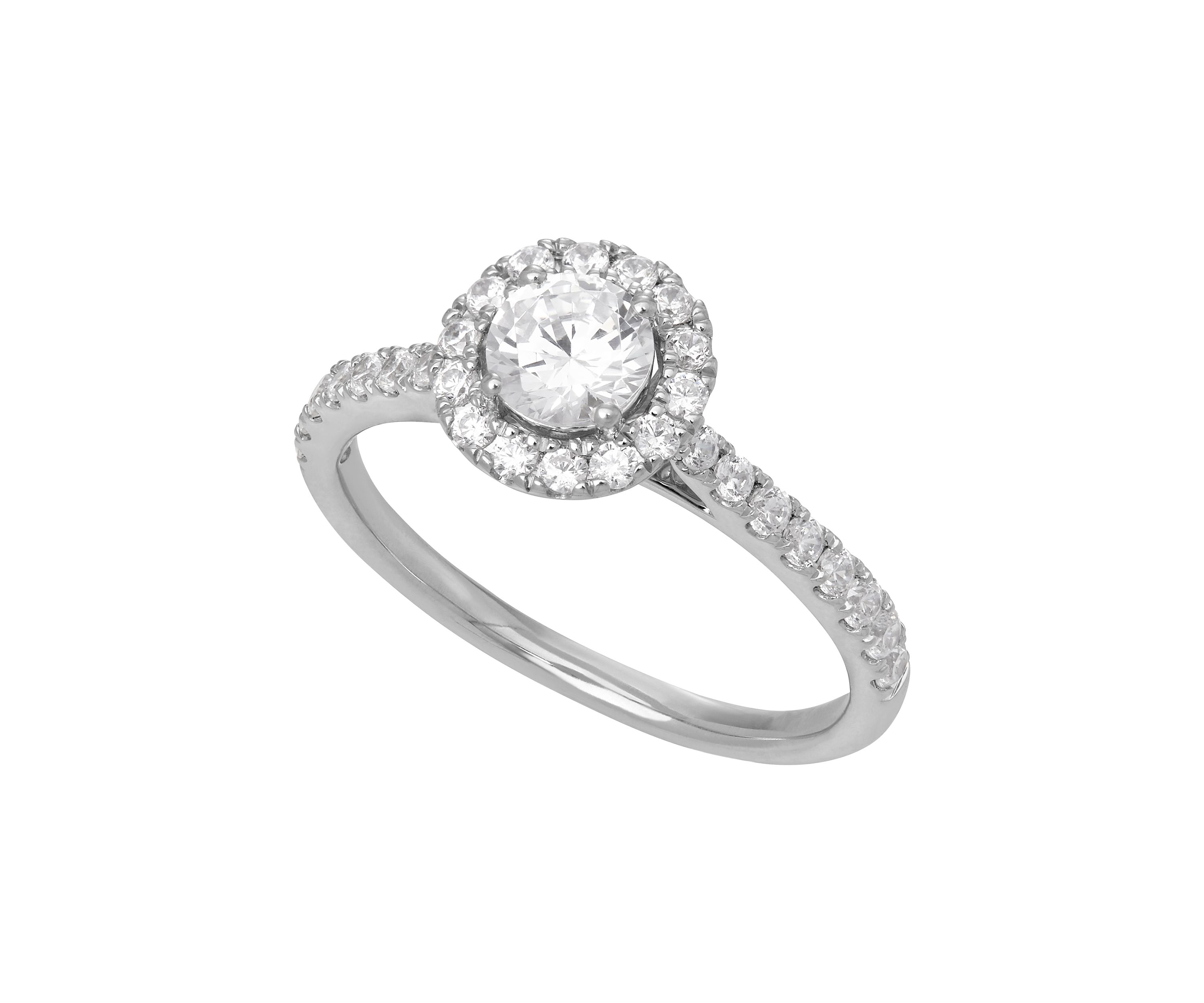 Grown With Love 1 ct. t.w. Lab Grown Diamond Engagement Ring in 14K White Gold 