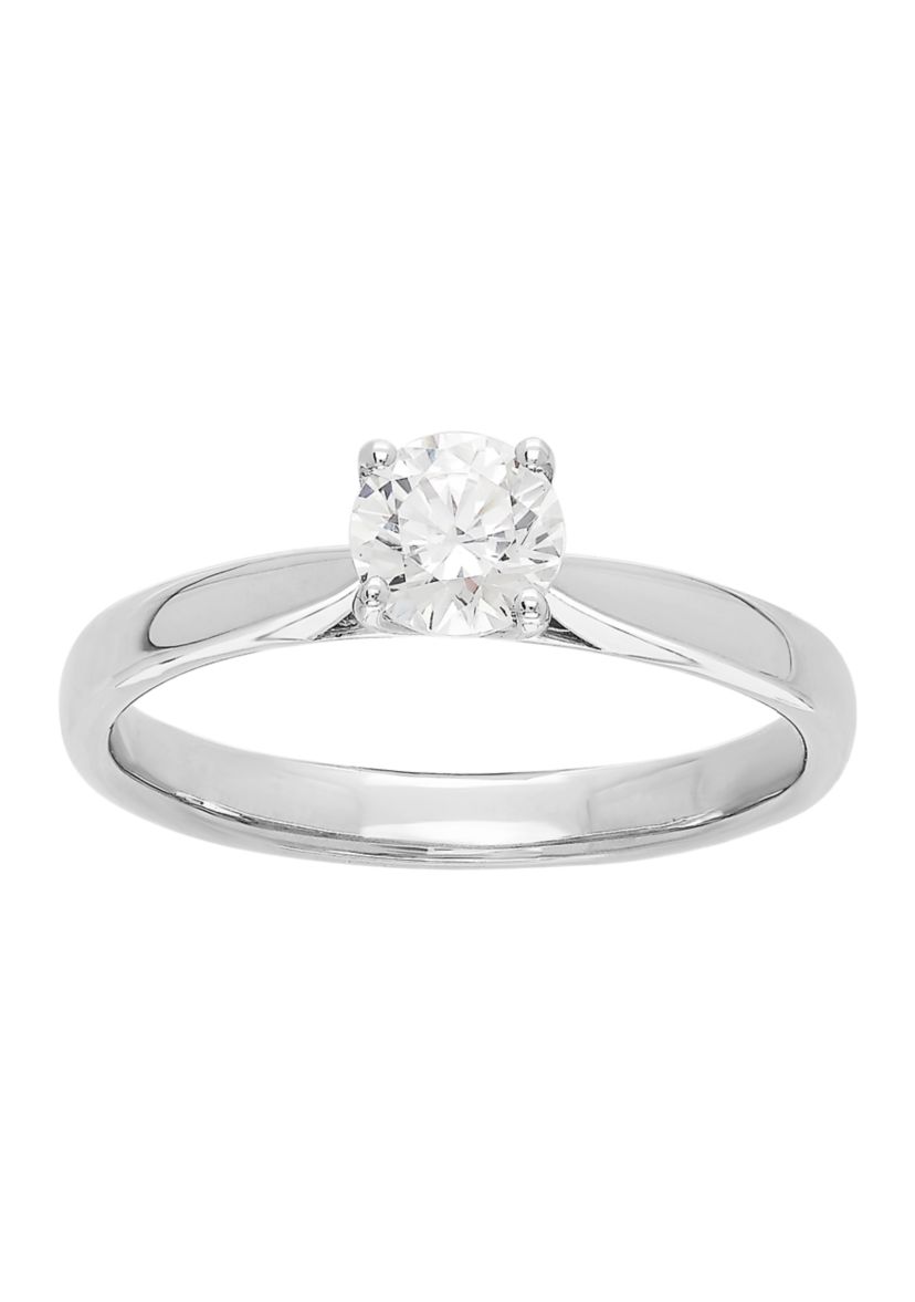 Grown With Love 1/2 ct. t.w. Lab Grown Diamond Solitaire Ring in 14K White Gold