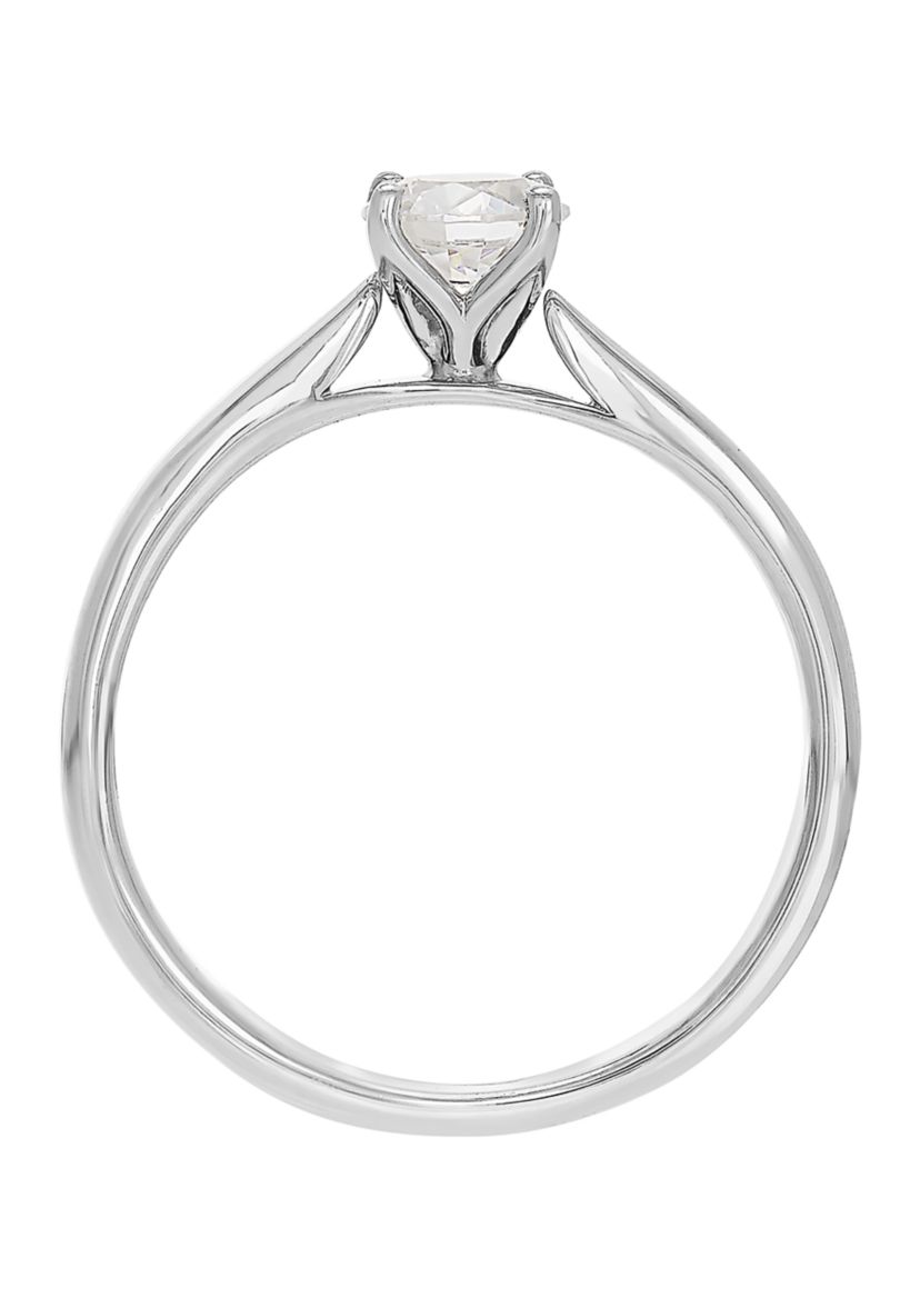 Grown With Love 1/2 ct. t.w. Lab Grown Diamond Solitaire Ring in 14K White Gold