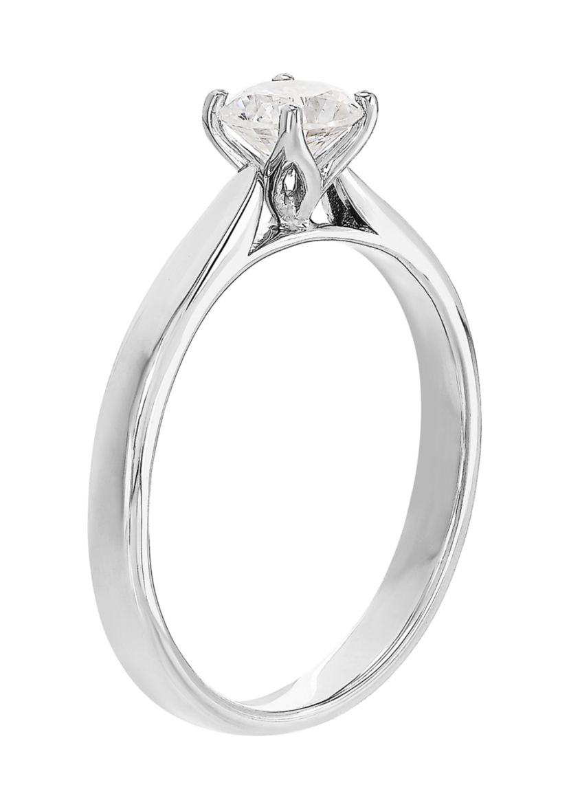 Grown With Love 1/2 ct. t.w. Lab Grown Diamond Solitaire Ring in 14K White Gold
