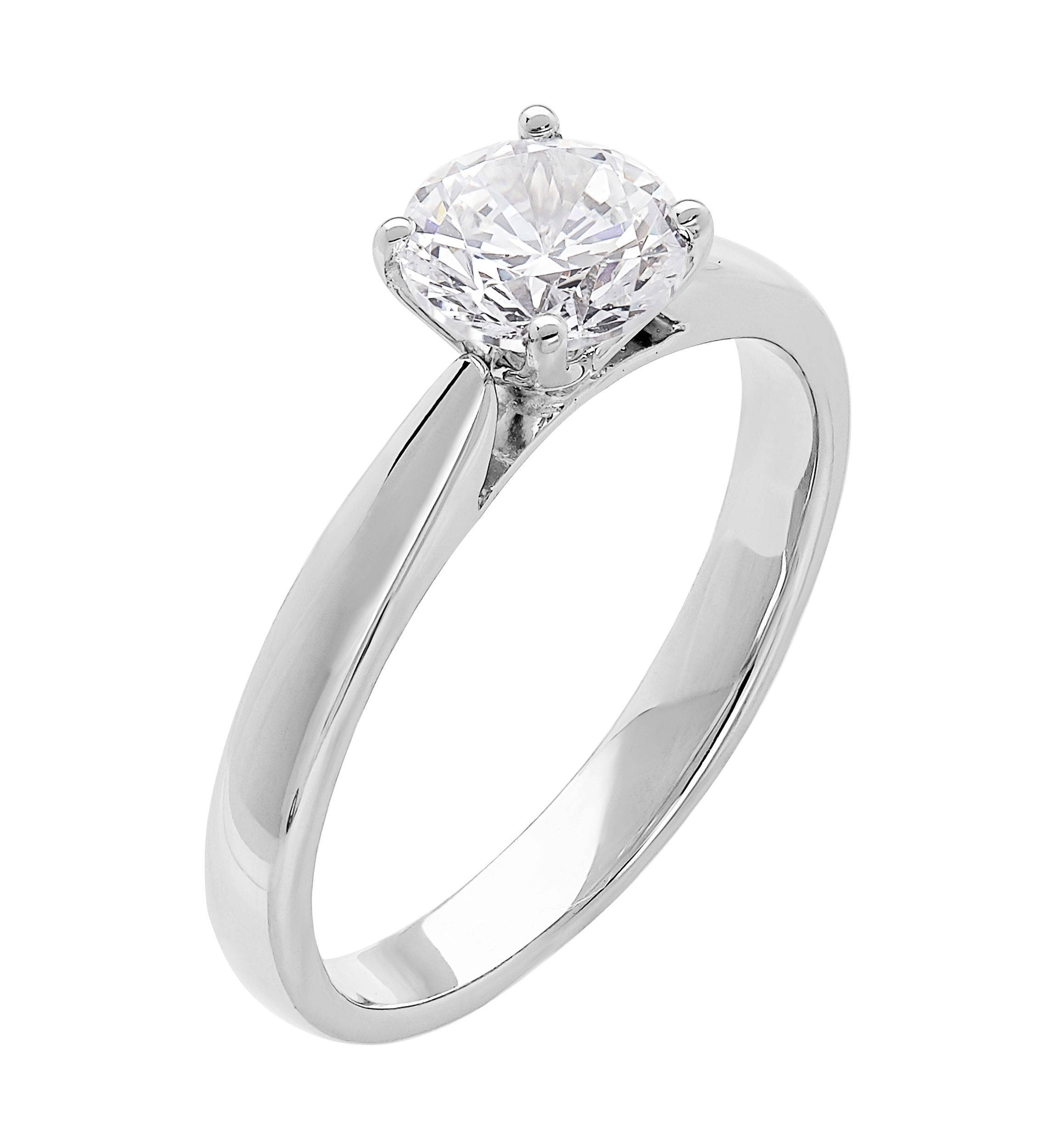 Grown With Love 1 ct. t.w. Lab Grown Diamond Solitaire Ring in 14K White Gold