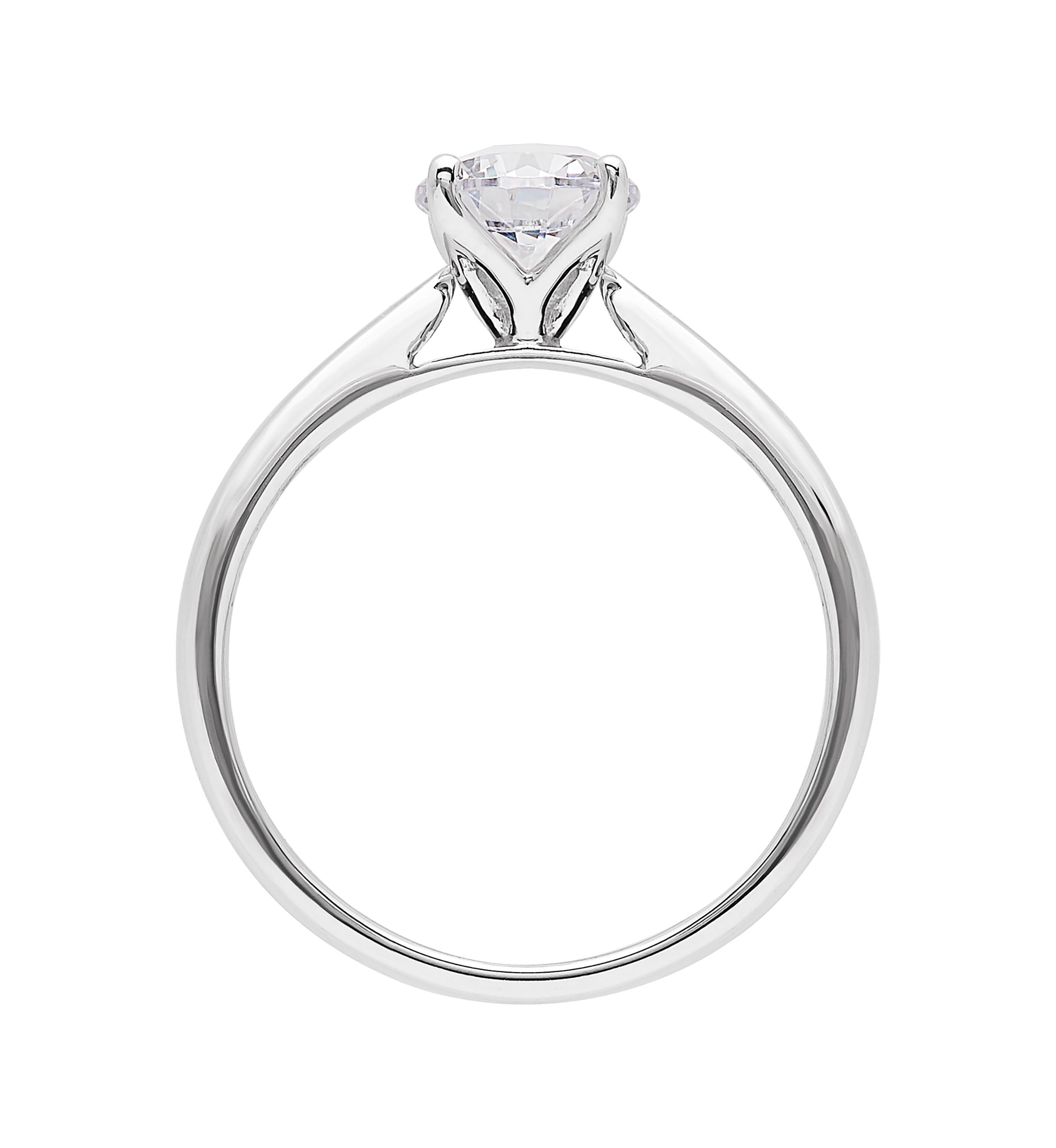 Grown With Love 1 ct. t.w. Lab Grown Diamond Solitaire Ring in 14K White Gold