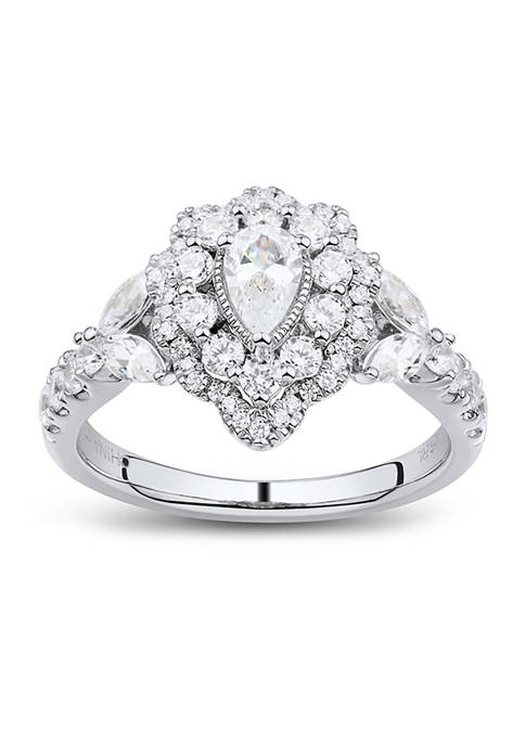1.25 ct. t.w. Diamond Engagement Ring in 14K White Gold