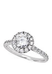 Grown With Love 1 1/2 ct. t.w. Lab Grown Diamond Engagement Ring in 14K White Gold