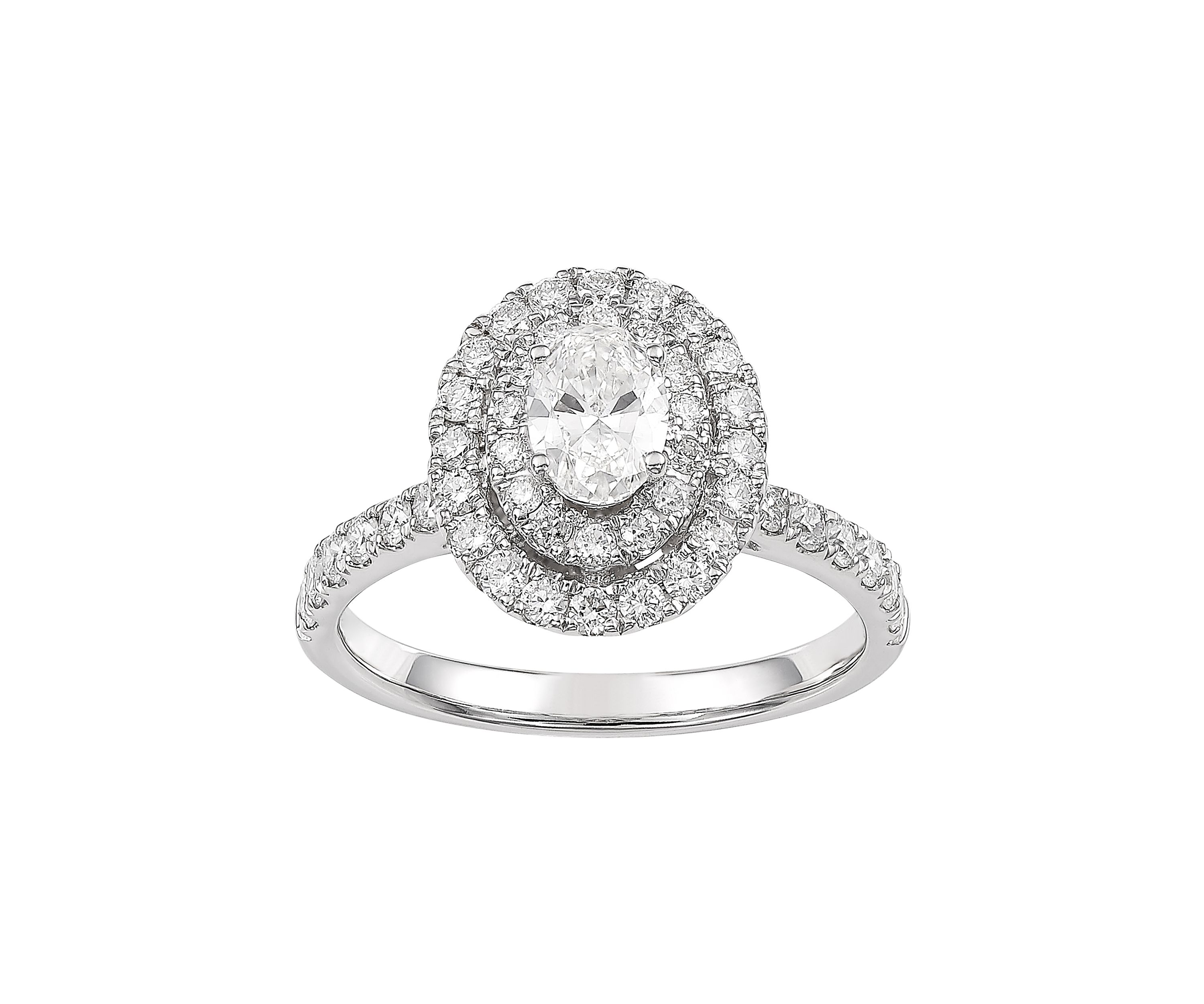 1.25 ct. t.w. Lab Created Diamond Ring in 14K White Gold