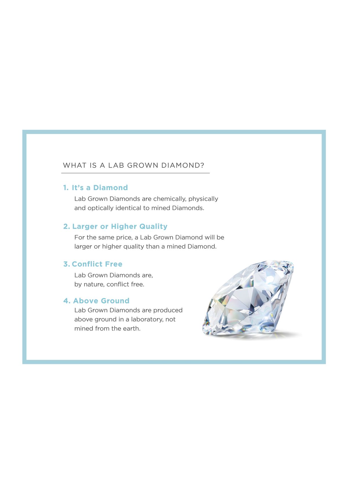 1.25 ct. t.w. Lab Created Diamond Ring in 14K White Gold