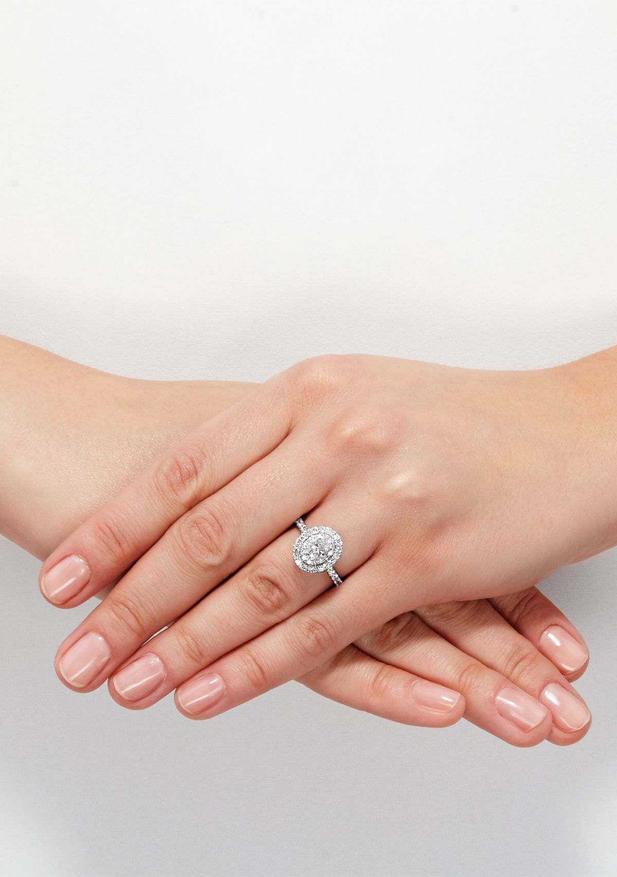 1.25 ct. t.w. Lab Created Diamond Ring in 14K White Gold