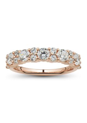 Belk & Co 1.3 Ct. T.w. Diamond Anniversary Ring In 14K Rose Gold