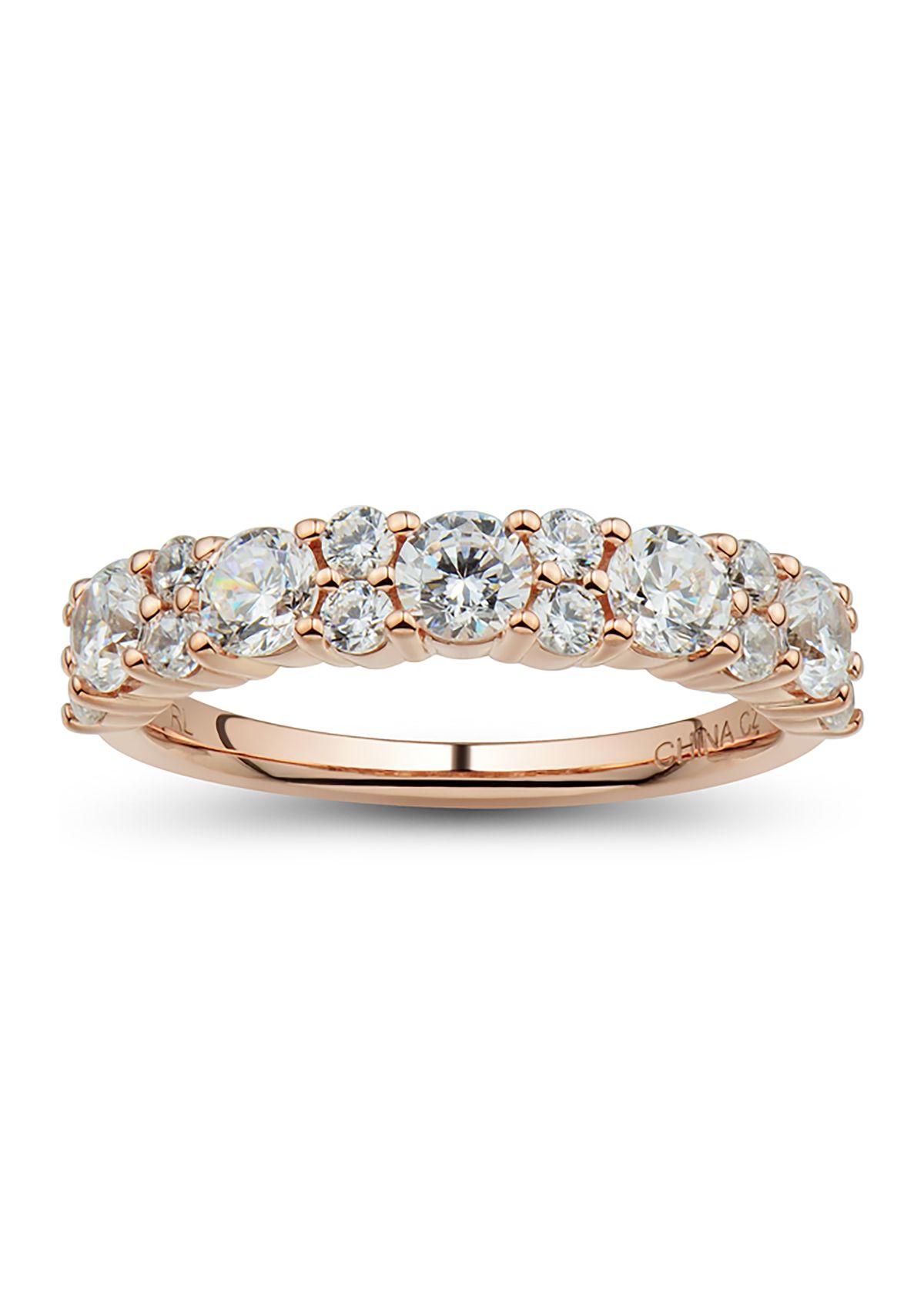 1.3 ct. t.w. Diamond Anniversary Ring in 14K Rose Gold
