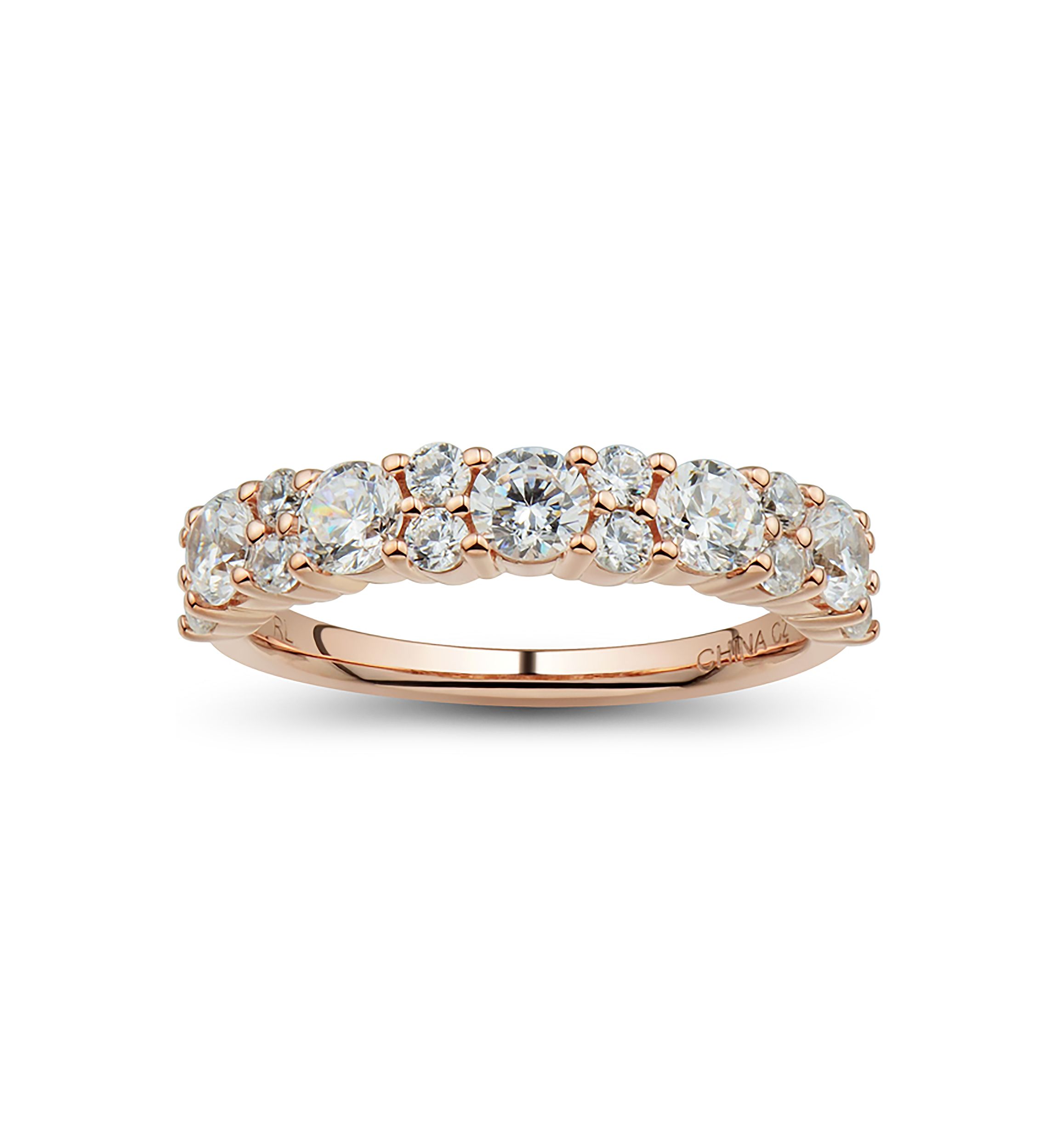 1.3 ct. t.w. Diamond Anniversary Ring in 14K Rose Gold