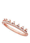 1/5 ct. t.w Diamond Band Ring in 10k Rose Gold