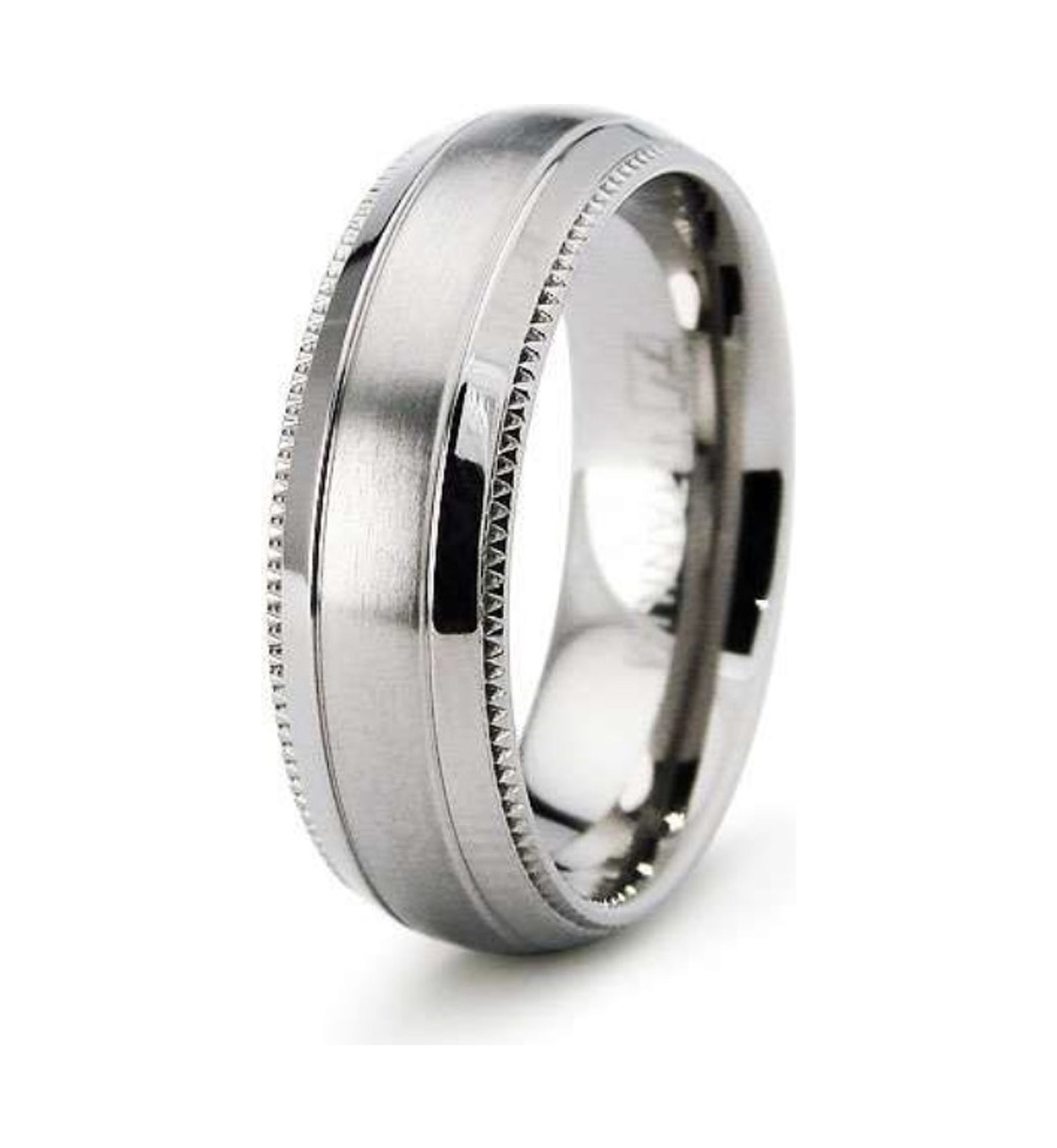 7 Millimeter Gents Band in Titanium