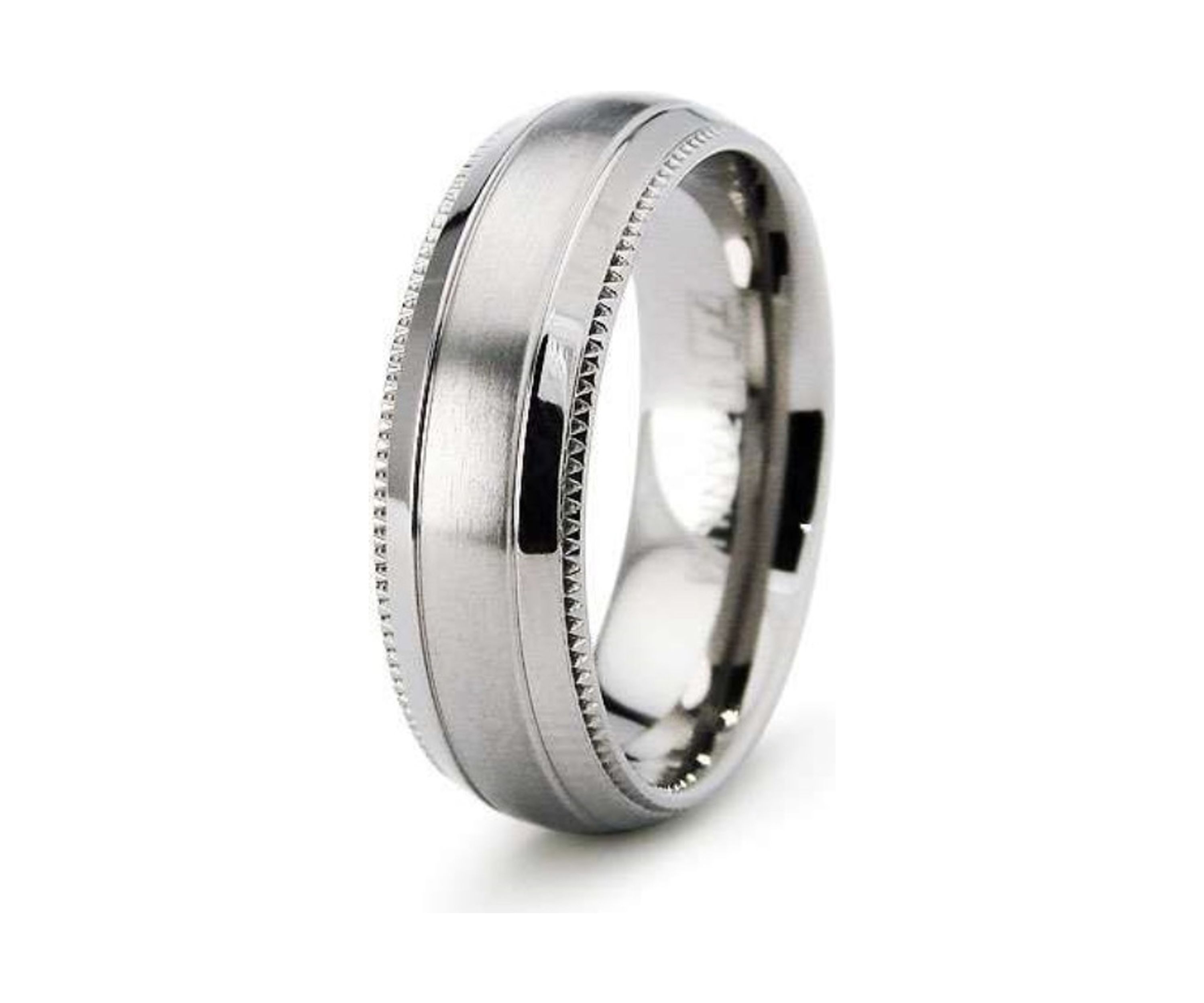 7 Millimeter Gents Band in Titanium