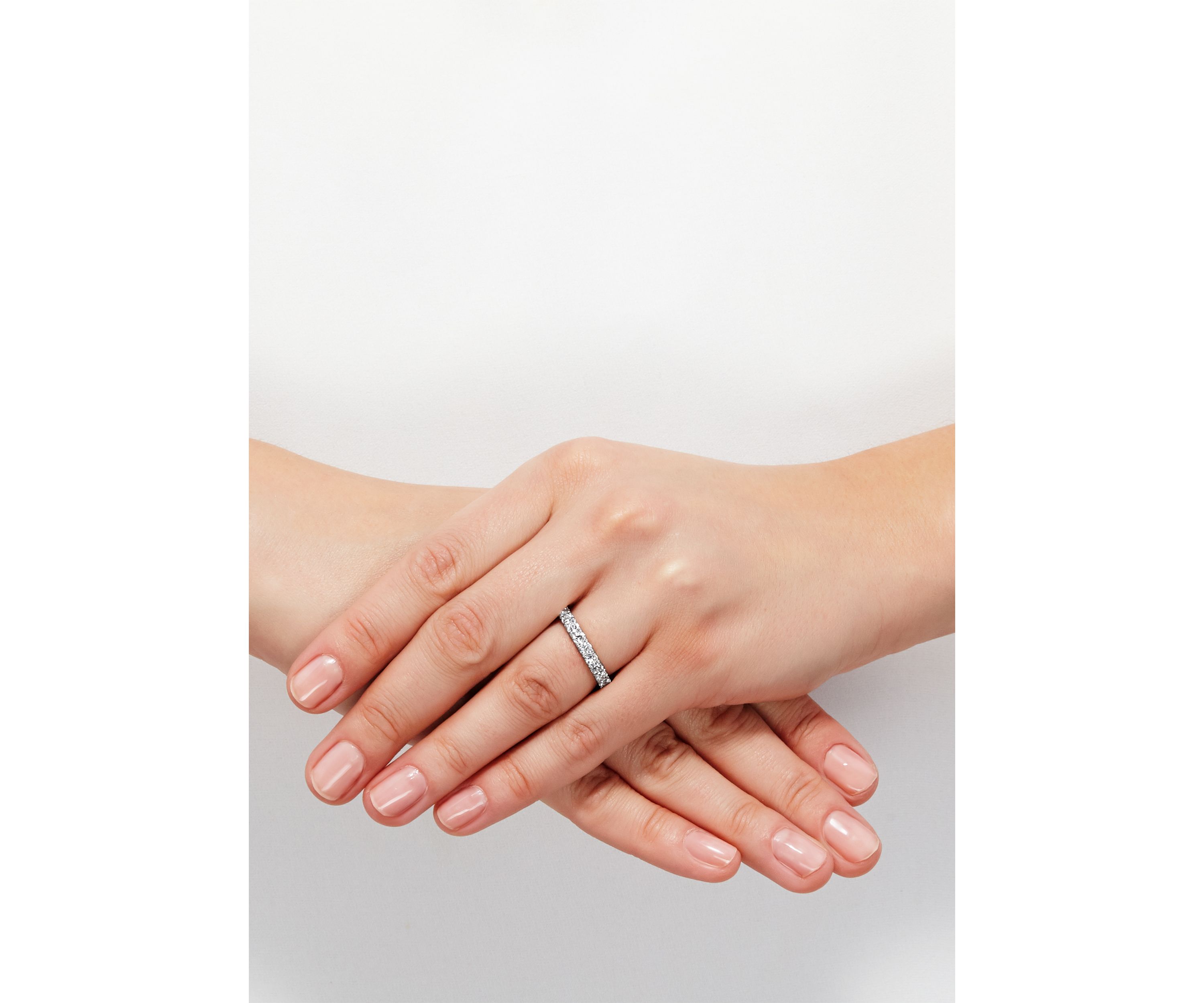 1.02 ct. t.w. Lab Created Diamond Ring in 14K White Gold