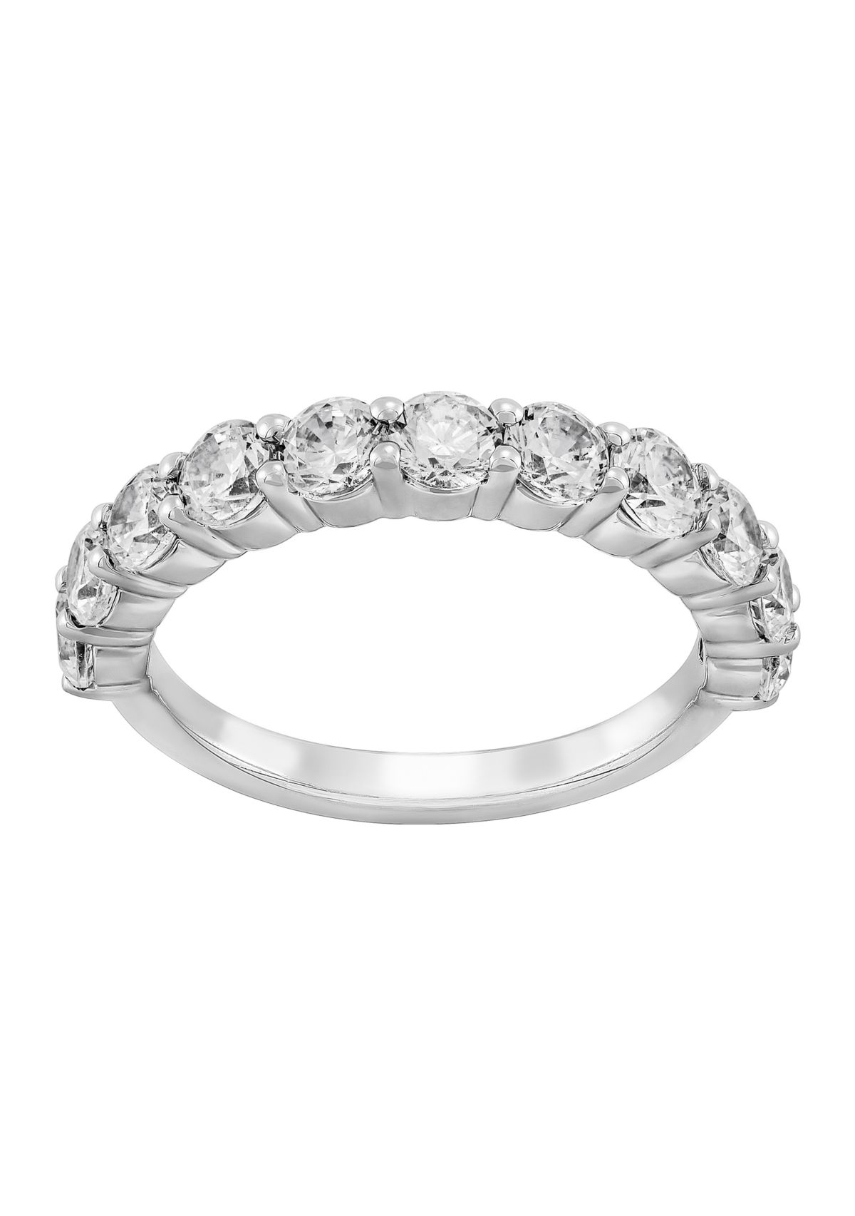 Grown With Love Lab-Created Diamond Band in 14K White Gold
