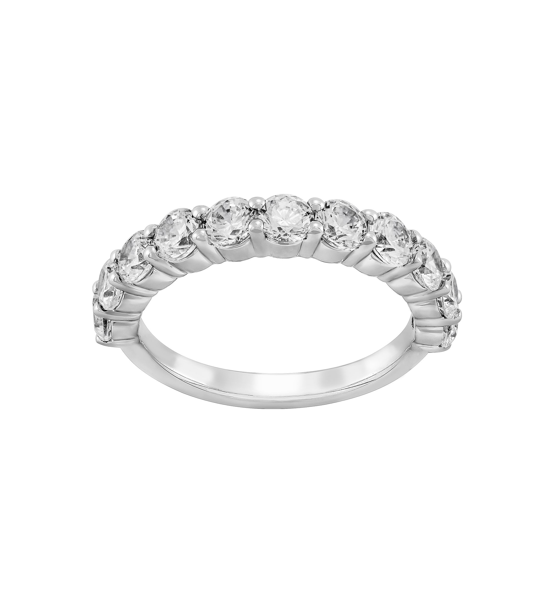 Grown With Love Lab-Created Diamond Band in 14K White Gold