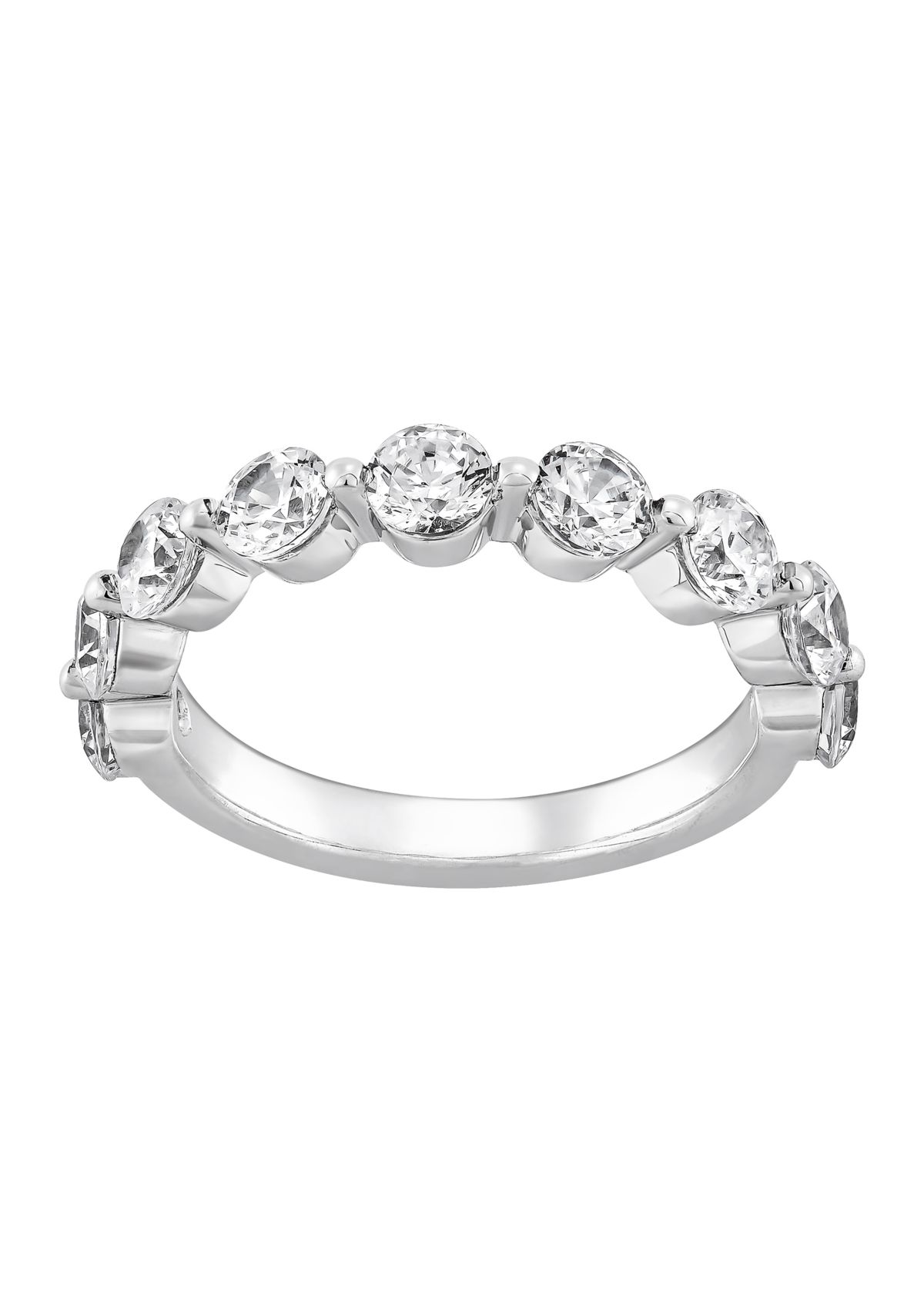 Grown With Love Lab Created 1.62 ct. t.w. Diamond Band in 14K White Gold 