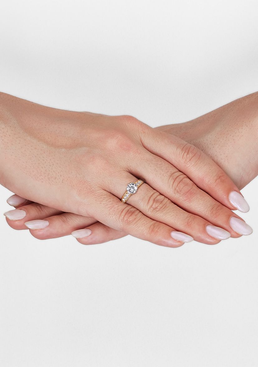 1.75 ct. t.w. Lab Created Diamond Ring in 14K Yellow Gold