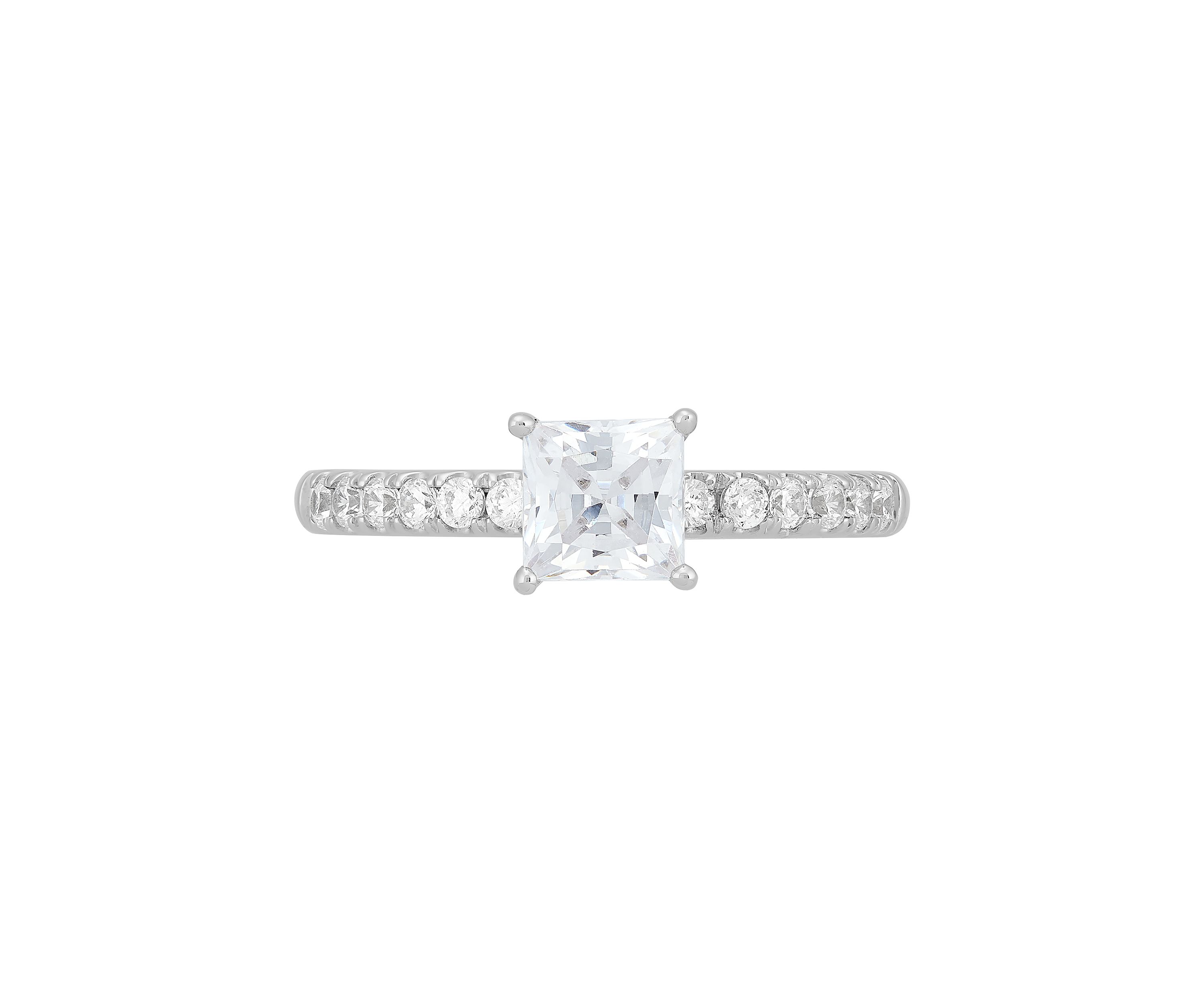1.25 ct. t.w. Lab Created  Diamond Ring in 14K White Gold