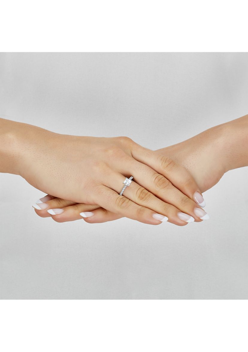 1.25 ct. t.w. Lab Created  Diamond Ring in 14K White Gold
