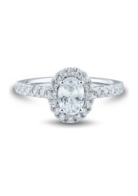 Belk & Co 1.25 Ct. T.w. Grown With Love Lab-Created Diamond Ring In 14K White Gold