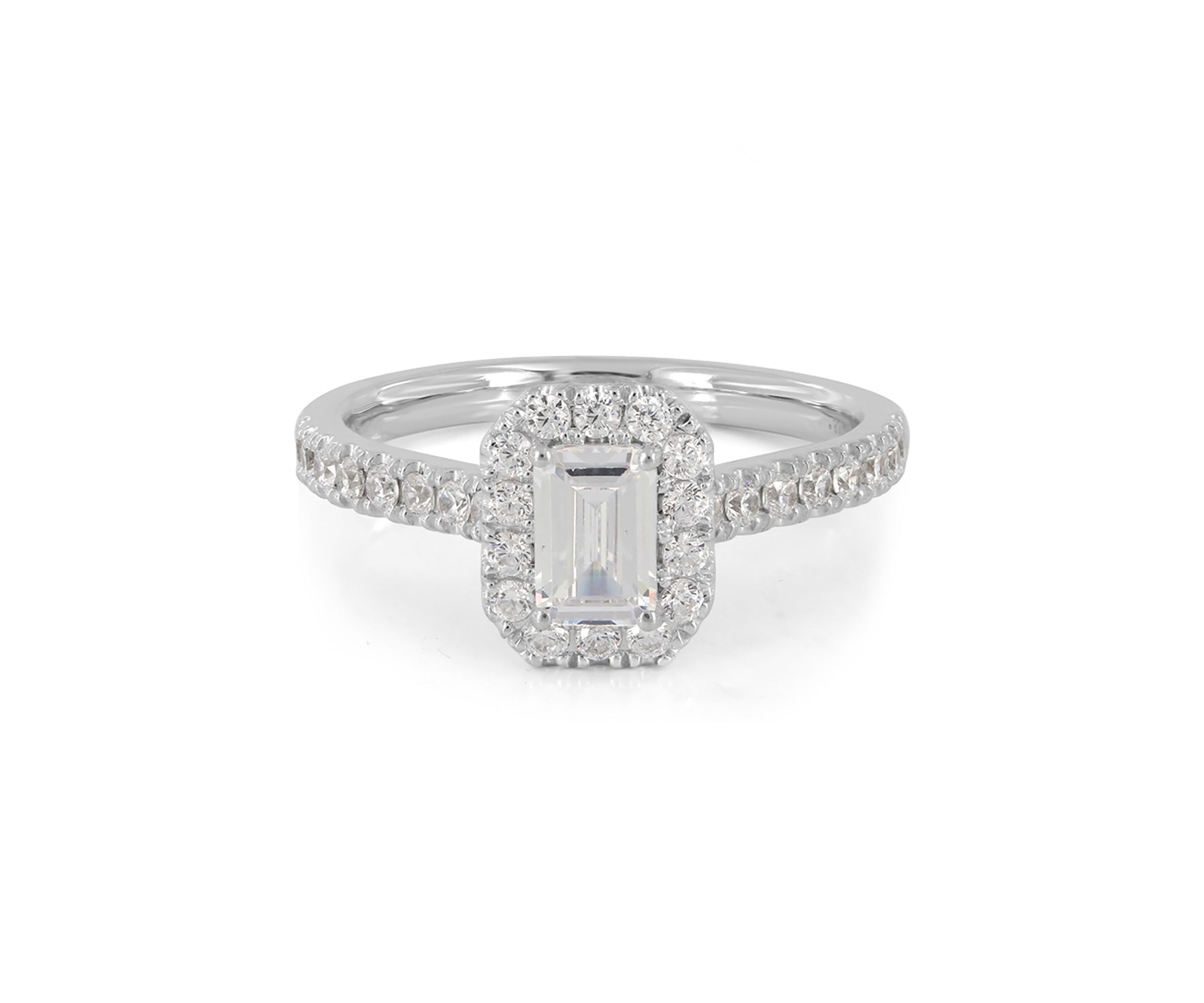 1.25 ct. t.w. Lab Created Diamond Ring in 14K White Gold