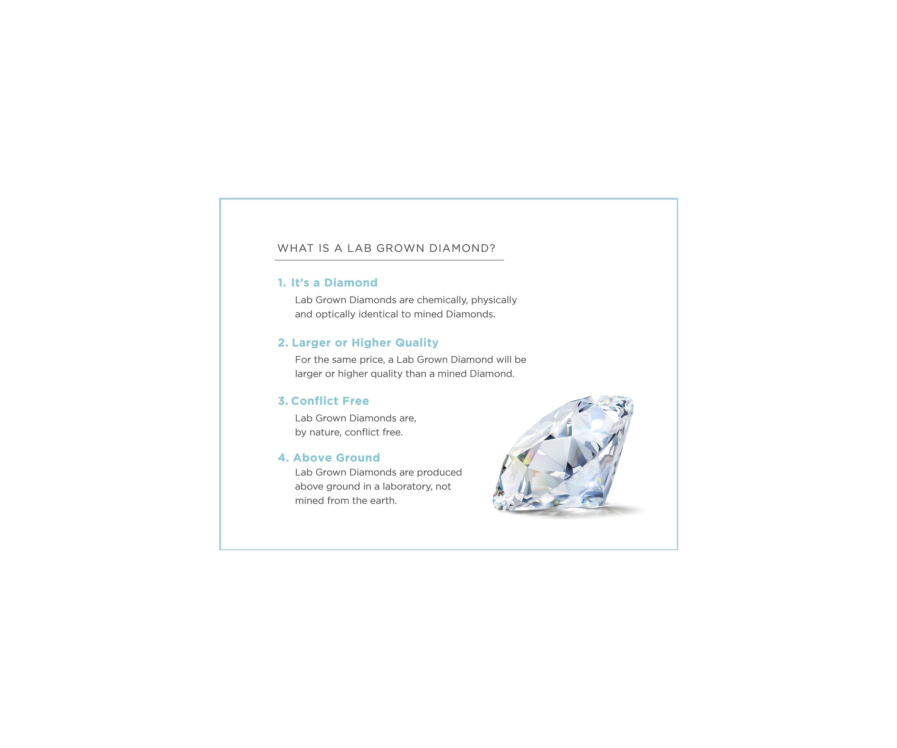 Grown With Love 1/3 ct. t.w. Lab Created Diamond Ring in 14K White Gold