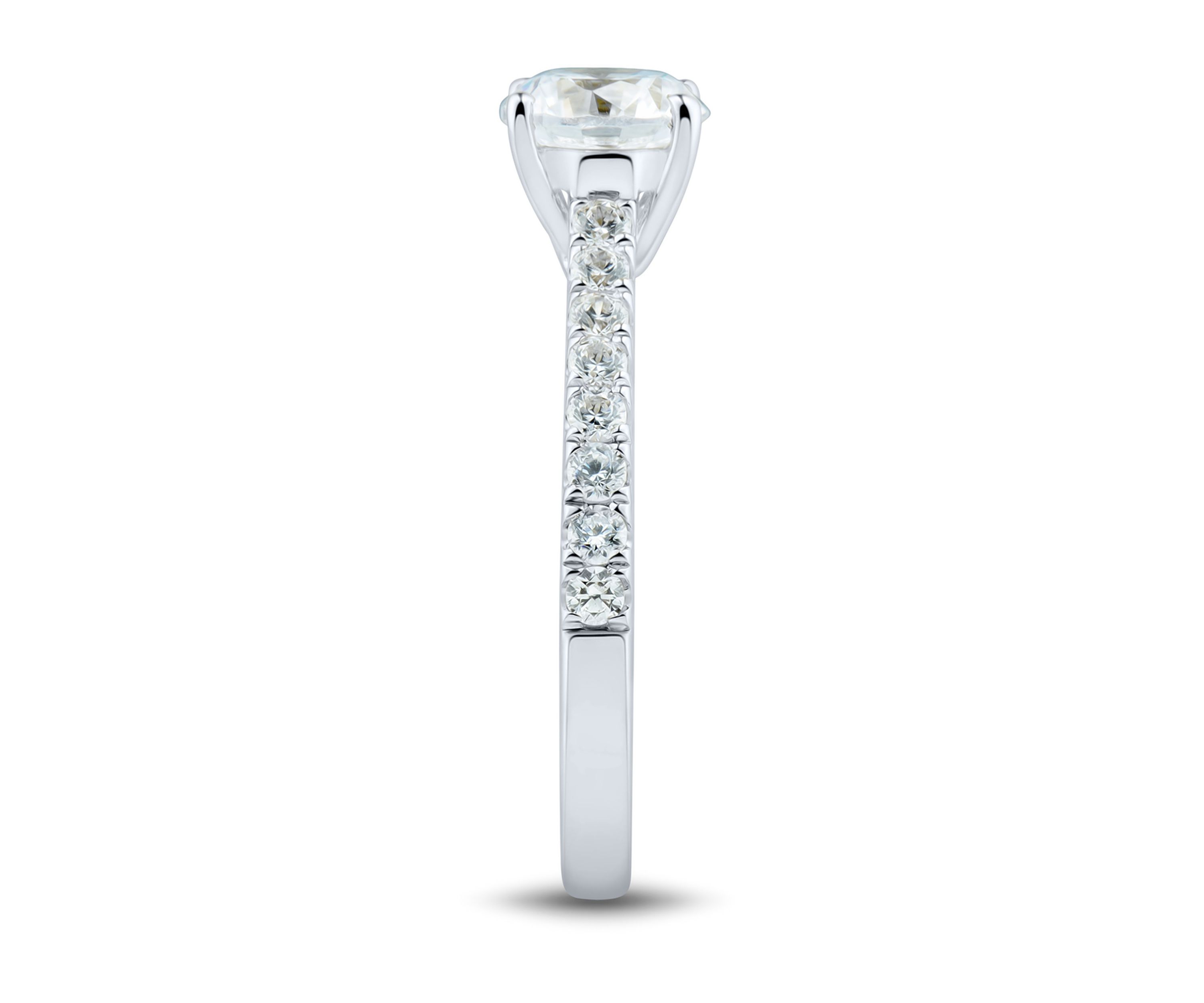 Lab Created 1.33 ct. t.w. Diamond Ring in 14K White Gold