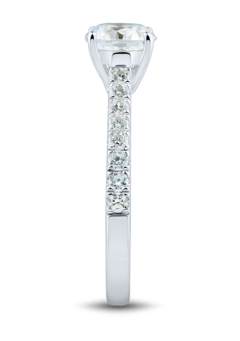 Lab Created 1.33 ct. t.w. Diamond Ring in 14K White Gold