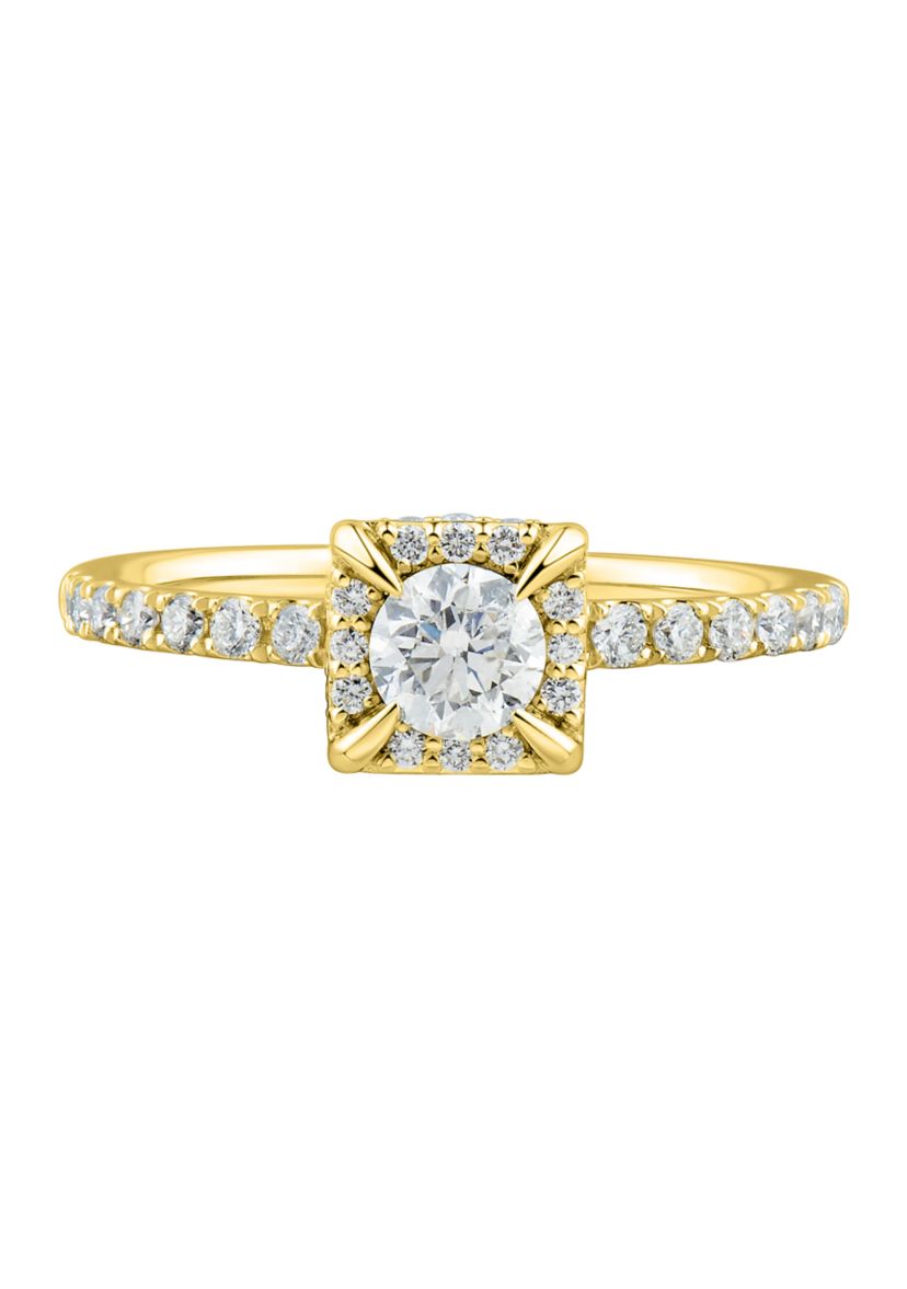 3/4 ct. t.w. Diamond Ring in 14K Yellow Gold 