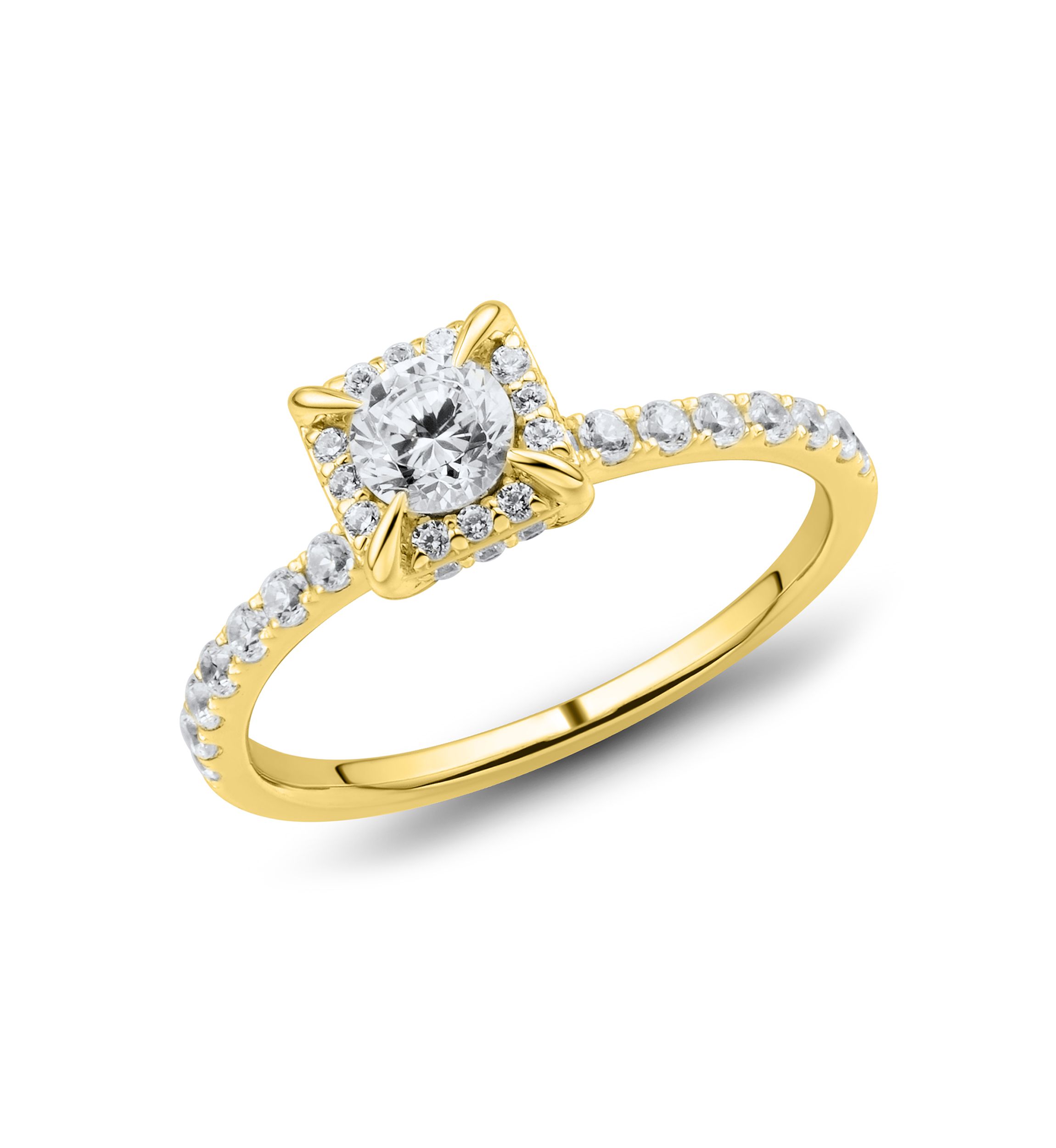 3/4 ct. t.w. Diamond Ring in 14K Yellow Gold 