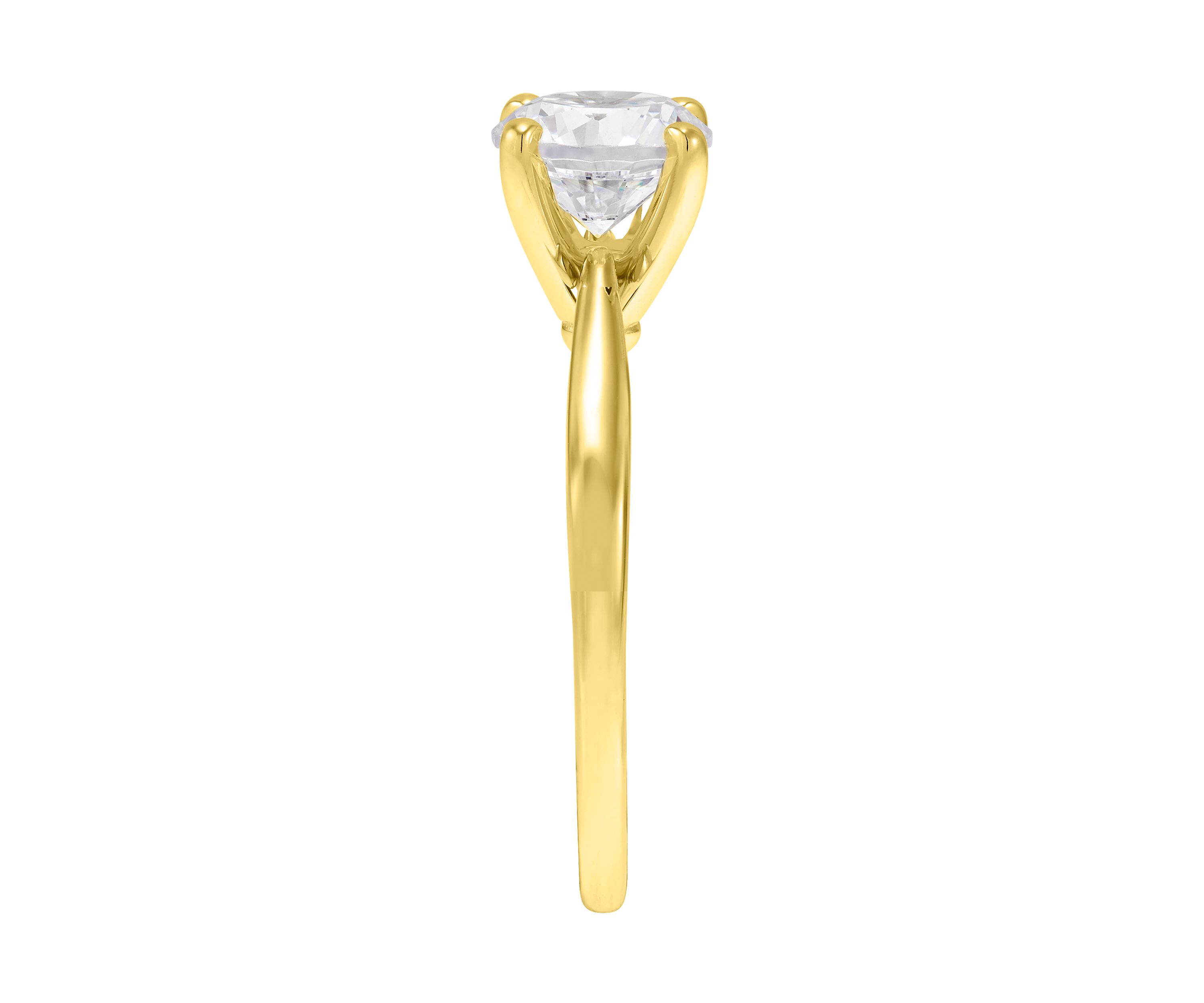 1.5 ct. t.w. Lab Grown Diamond Ring in 10K Yellow Gold