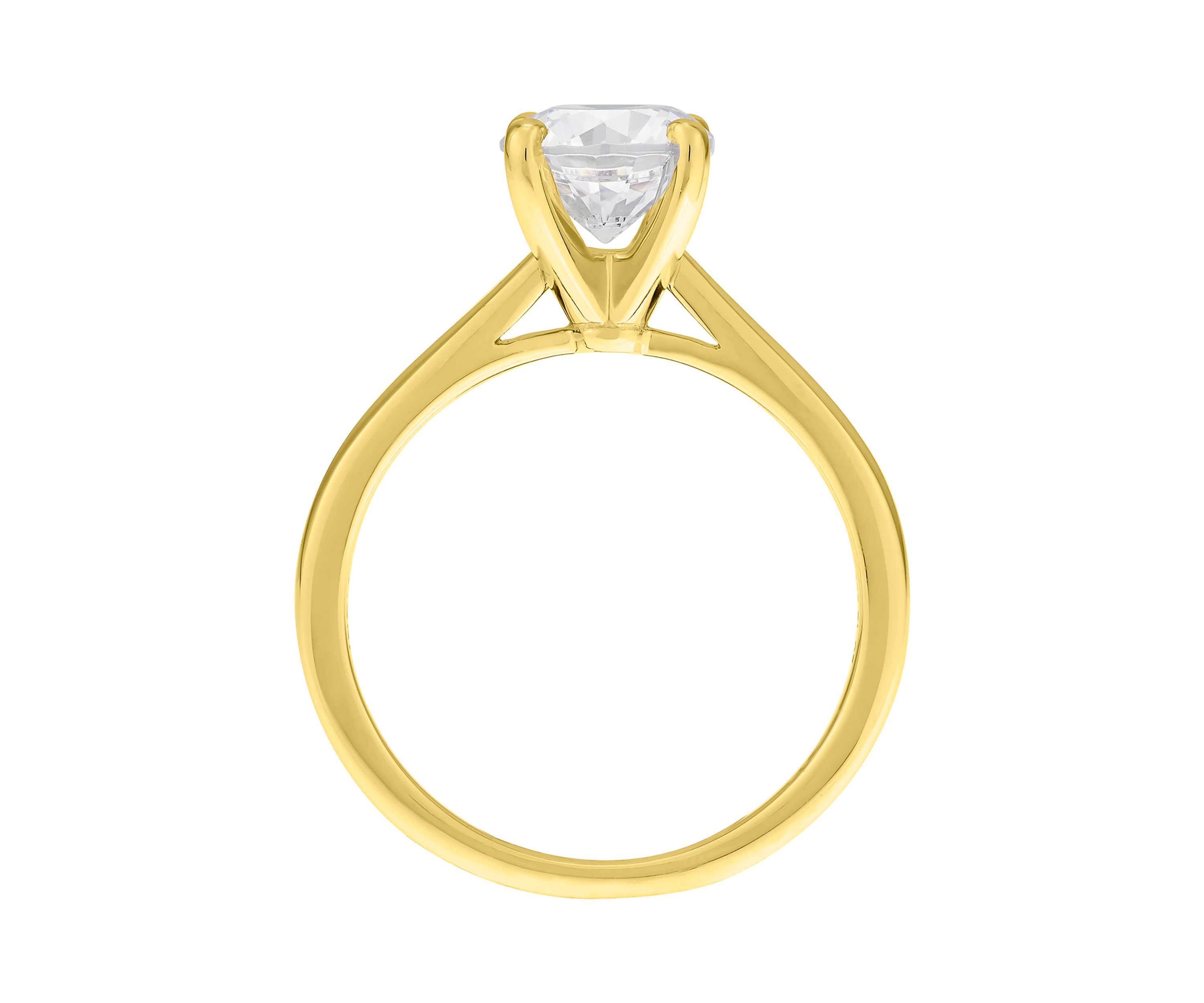 1.5 ct. t.w. Lab Grown Diamond Ring in 10K Yellow Gold