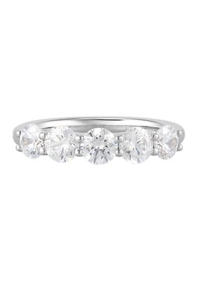 Belk & Co 1.5 Ct. T.w. Lab Created Diamond Band Ring In 14K White Gold