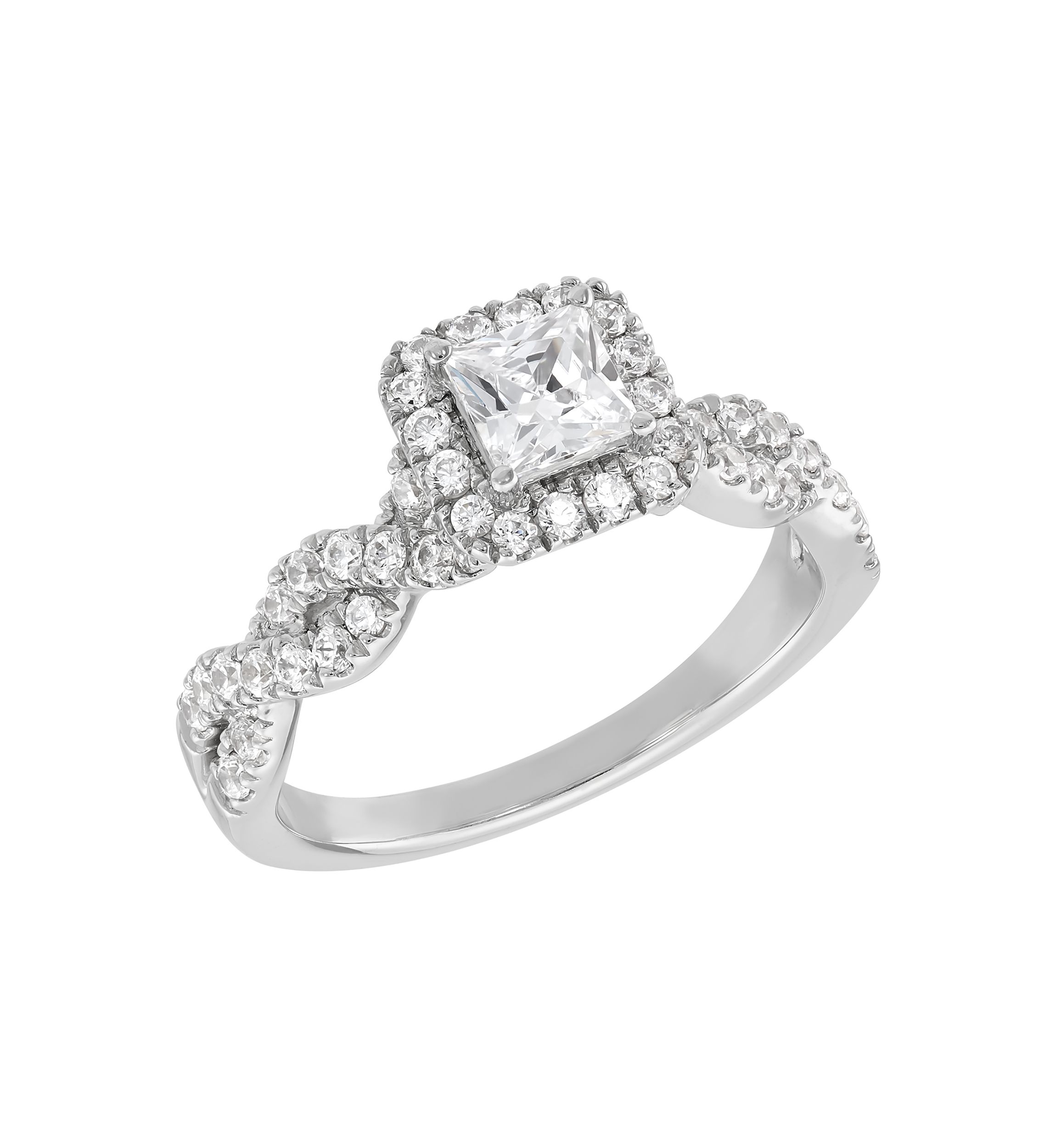 1 ct. t.w. Lab Grown Diamond Ring in 10K White Gold