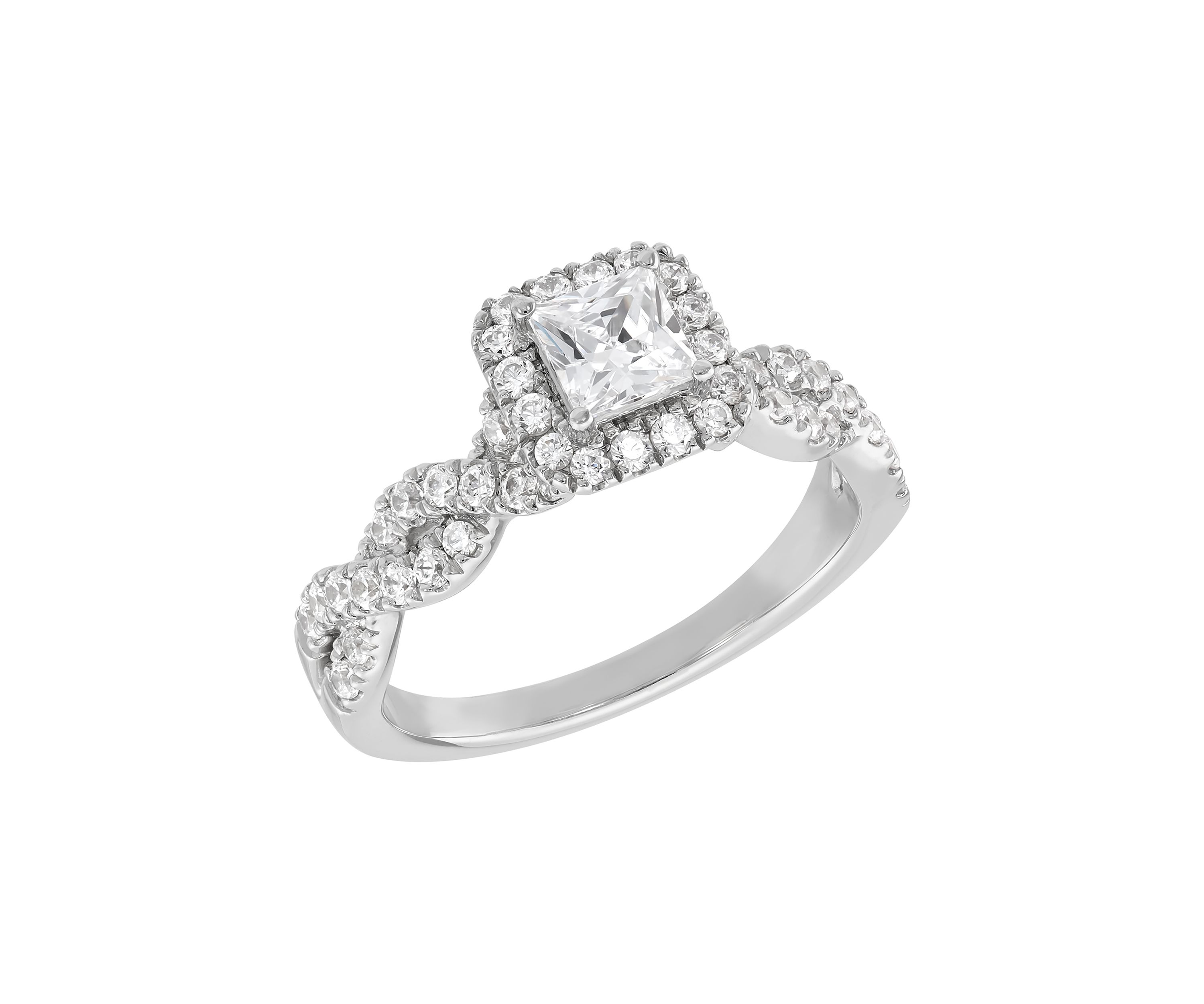 1 ct. t.w. Lab Grown Diamond Ring in 10K White Gold