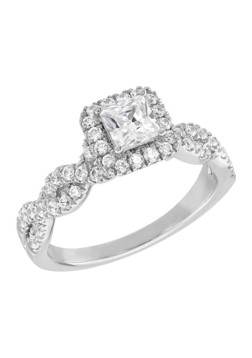 1 ct. t.w. Lab Grown Diamond Ring in 10K White Gold