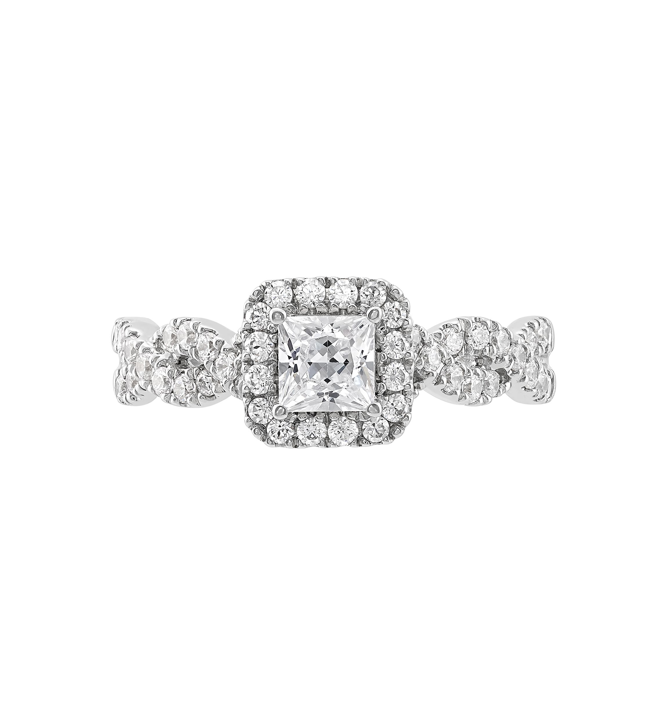 1 ct. t.w. Lab Grown Diamond Ring in 10K White Gold