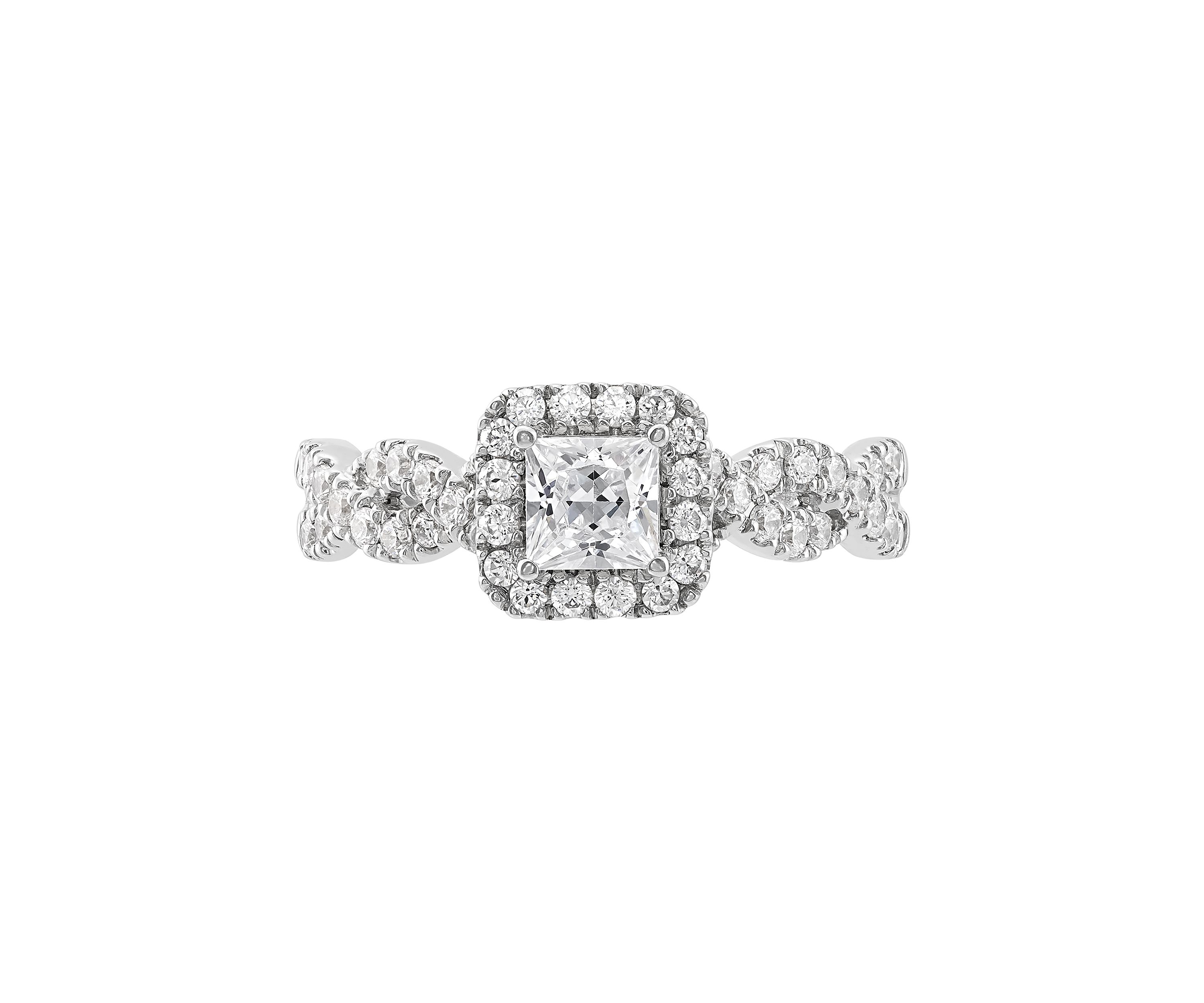1 ct. t.w. Lab Grown Diamond Ring in 10K White Gold